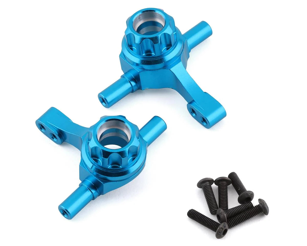TT02-006BU Yeah Racing Aluminum Front Knuckle Arm Set for Tamiya TT02