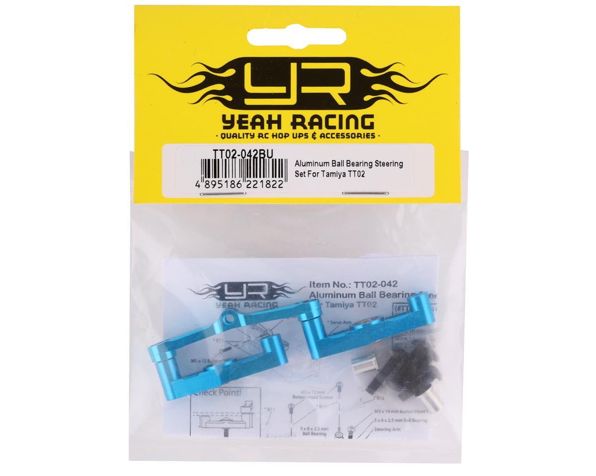 TT02-042BU Aluminum Ball Bearing Steering Set for Tamiya TT02
