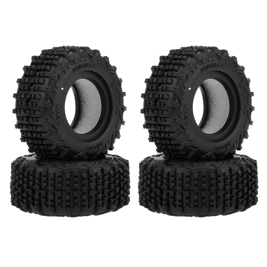 MEUS Racing 0.7-Inch Super Soft Tires for 1/30 Axial SCX30 1/32 Redcat Ascent-32 - SCX30-01-KY1234