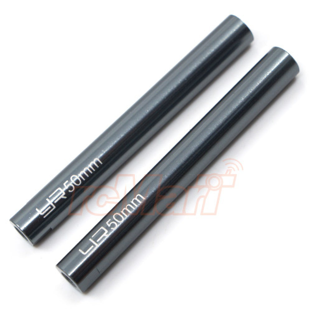 YA-0425 Yeah Racing M3 Threaded Aluminum Pipe 6x50mm (2pcs) GunMetal