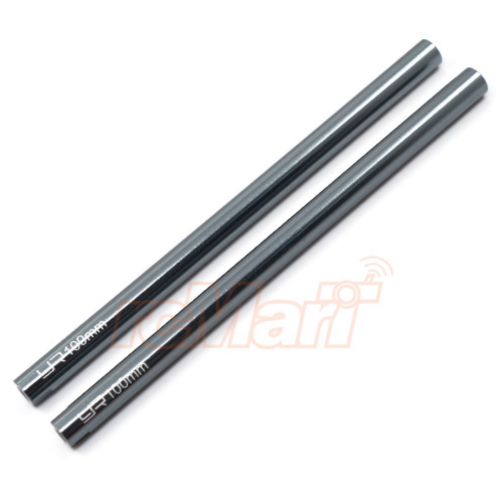 YA-0441 Yeah Racing M3 Threaded Aluminum Pipe 6x100mm (2pcs) GunMetal