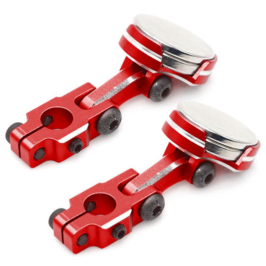 YA-0531RD Yeah Racing Aluminum CNC Magnetic Invisible Body Mounting System 2pcs Red