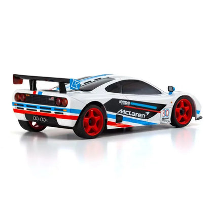 Kyosho MR-04 RWD Mini-Z Readyset w/ McLaren F1 GTR Kyosho Europe 30th Anniversary (White/Red/Blue) w/KT-531P 2.4GHz Radio - 32372KE