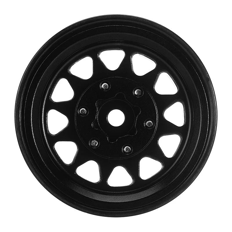 Injora 1.3” Brass Beadlock Wheels for 1/24 or 1/18 RC Crawler - YQW-1301BGD