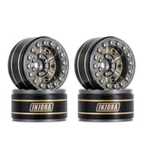 INJORA 1.0" 47g/pcs Brass -3.15mm Offset Wheels for Micro Crawlers - YQW-1005G