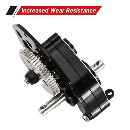 SCX24-130BK INJORA CNC Aluminum Complete Transmission Gearbox for Axial SCX24 AX24