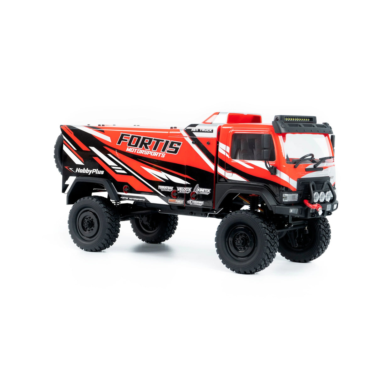 HobbyPlus 1/18 4WD Fortis Rally Raid Truck RTR Brushless Red HBP1810820-RD