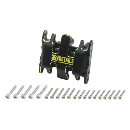 Houston RC SCX30 Brass Skid Plate (Black) - DTSCX3003