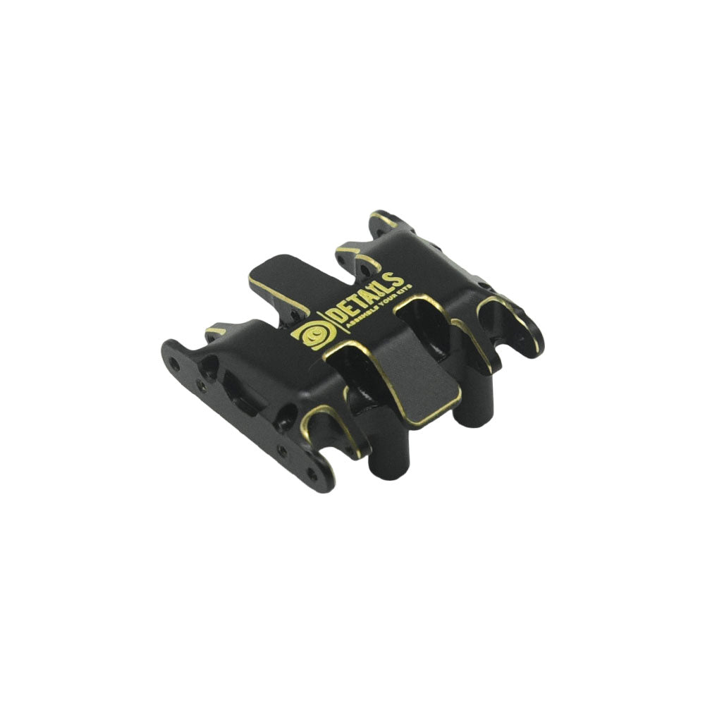 Houston RC SCX30 Brass Skid Plate (Black) - DTSCX3003