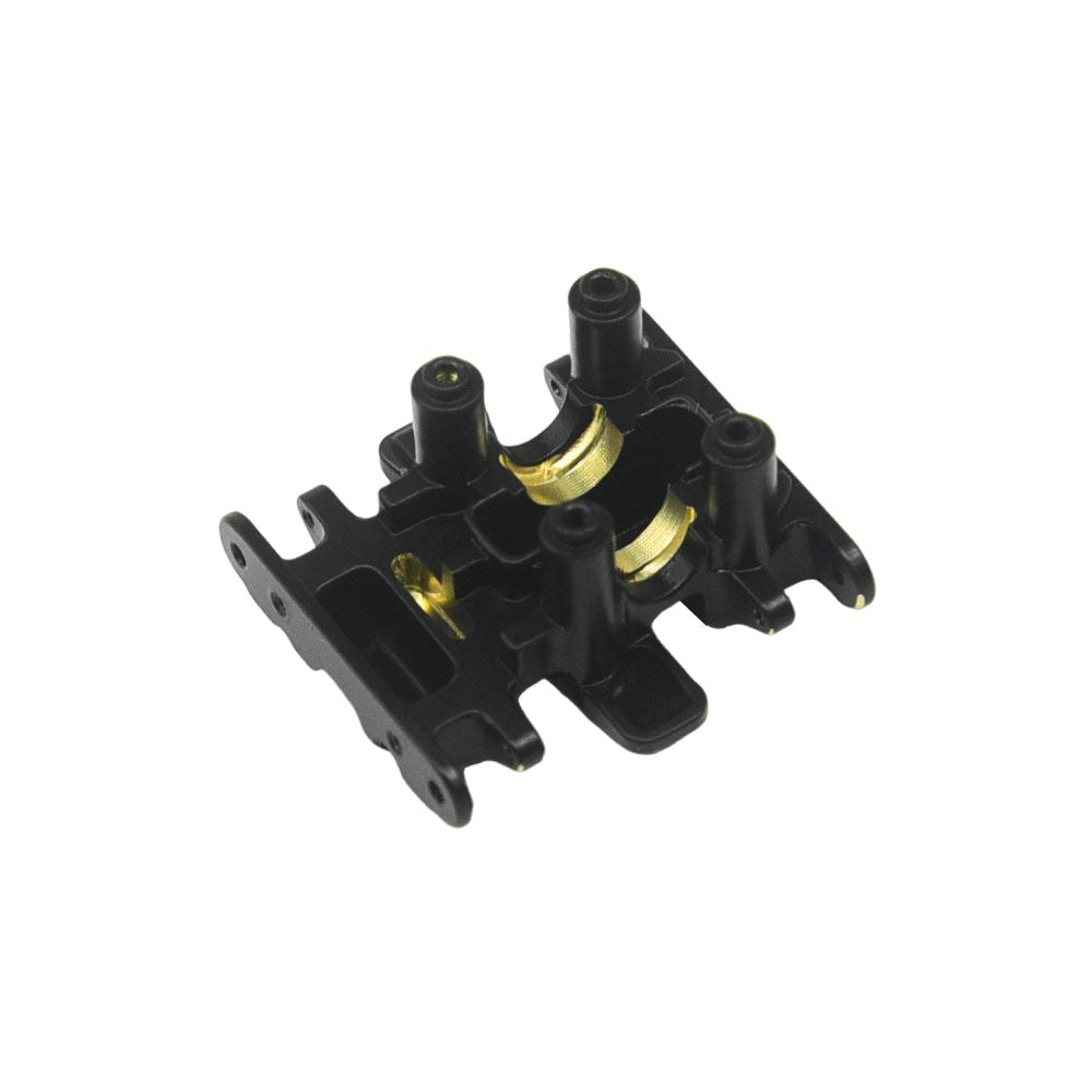 Houston RC SCX30 Brass Skid Plate (Black) - DTSCX3003