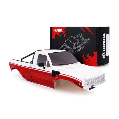 INJORA IR60 Pickup Hard Body with Bed Rack for 1/18 TRX4M Defender Bronco - IR60-RW