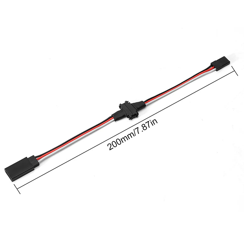 WIRE10-34 INJORA Magnetic Snap-on JR Extension Cable for RC Models
