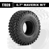 INJORA 0.7" 41*14mm MAVERIX M/T Tires for 1/30 SCX30 (4) - T7028