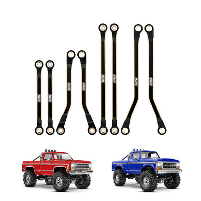 INJORA Brass High Clearance Links for 1/18 TRX4M High Trail K10 F150 - 4M-97BK