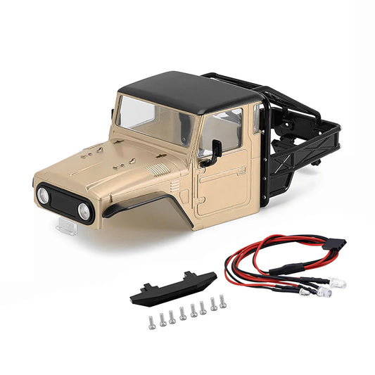 INJORA IR40 Half Truck Body for 1/18 TRX4M Defender Bronco - IR40-YE