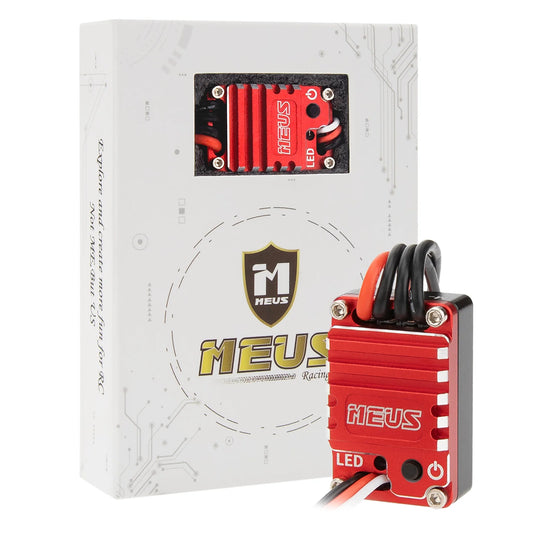 MEUS-01-ME25 MEUS Racing ME25 25A Brushed Mini ESC for 1/24 1/18 SCX24 TRX4M RC Crawler