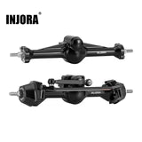 INJORA +3mm Planet Axles with Brass Steering Knuckles for 1/30 SCX30 - SCX30-25BKFR
