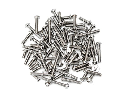 1UP Racing Associated RC28 Pro Duty Titanium Upper Screw Set (Silver) (36) - 1UP-71919