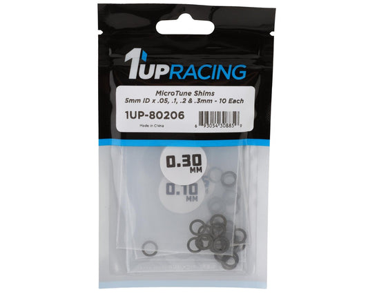1UP Racing MicroTune Shim Assortment Set (5mm) (0.05/0.1/0.2/0.3) - 1UP-80206