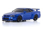 ASC MA020 NISSAN SKYLINE GT-R R34 V.spec Ⅱ Nur Metallic Blue - MZP487MB