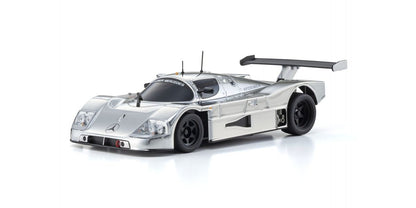 Kyosho MR-04 RWD Mini-Z Readyset w/Sauber-Mercedes C9 Body (Chrome/Silver) w/KT-531P 2.4GHz Radio - 32362CRG