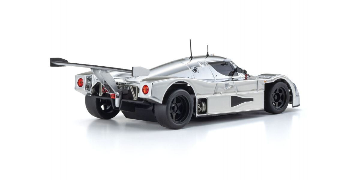 Kyosho MR-04 RWD Mini-Z Readyset w/Sauber-Mercedes C9 Body (Chrome/Silver) w/KT-531P 2.4GHz Radio - 32362CRG