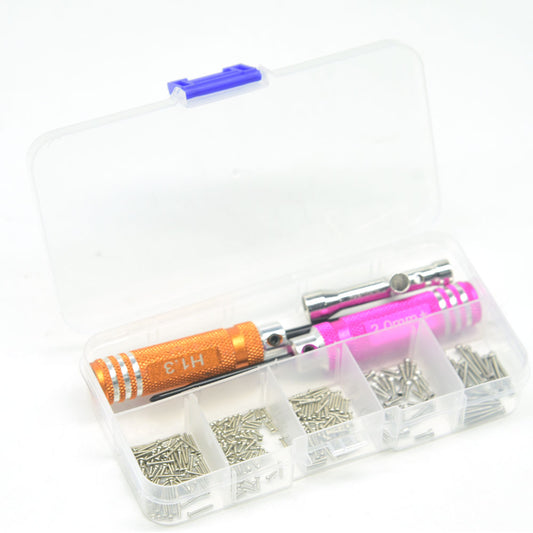 Houston RC Micro (1/32-1/24) Crawler Screw Kit 192pcs w/Tools - DTSCX3027