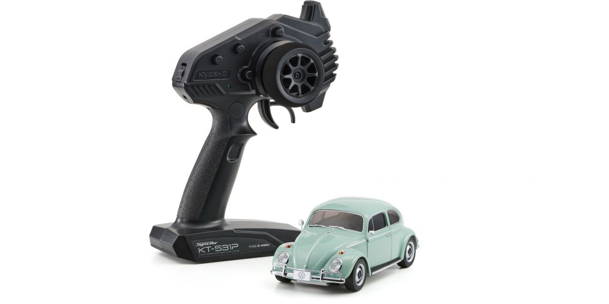MINI-Z RWD MR-04 readyset VW Beetle 1966 Model Bahama Blue - 32374BBL