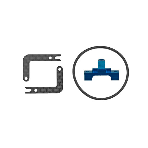 21632 Team Associated RC28R Center Bulkhead & Battery Holder Set