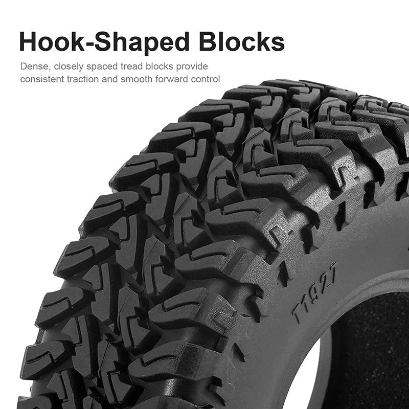 INJORA Maverix M/T 1.9" S5 Crawler Tire (106.4*36.8mm 4.19" OD) - T1927