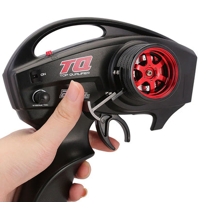 INJORA Aluminum One-handed Control Steering Wheel for TQI Transmitter TRX4M TRX4 TRX6 Slash Summit - RX4-14RD
