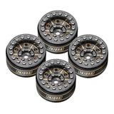 INJORA 1.0" 47g/pcs Brass -3.15mm Offset Wheels for Micro Crawlers - YQW-1005G