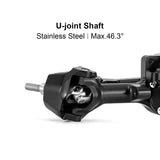 INJORA +3mm Planet Axles with Brass Steering Knuckles for 1/30 SCX30 - SCX30-25BKFR