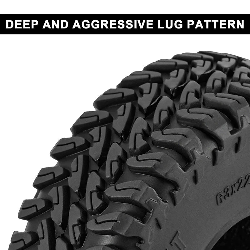 INJORA MAVERIX R/T 1.3 Tires (63*22mm) - YQT-1025