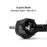 INJORA Stock Width Axles with Brass Steering Knuckles for 1/30 SCX30 - SCX30-32BKFR