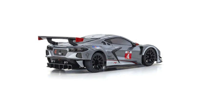 32356GMW Mini-Z RWD MR-04 Readyset Chevrolet Corvette C8.R Gunmetal | White