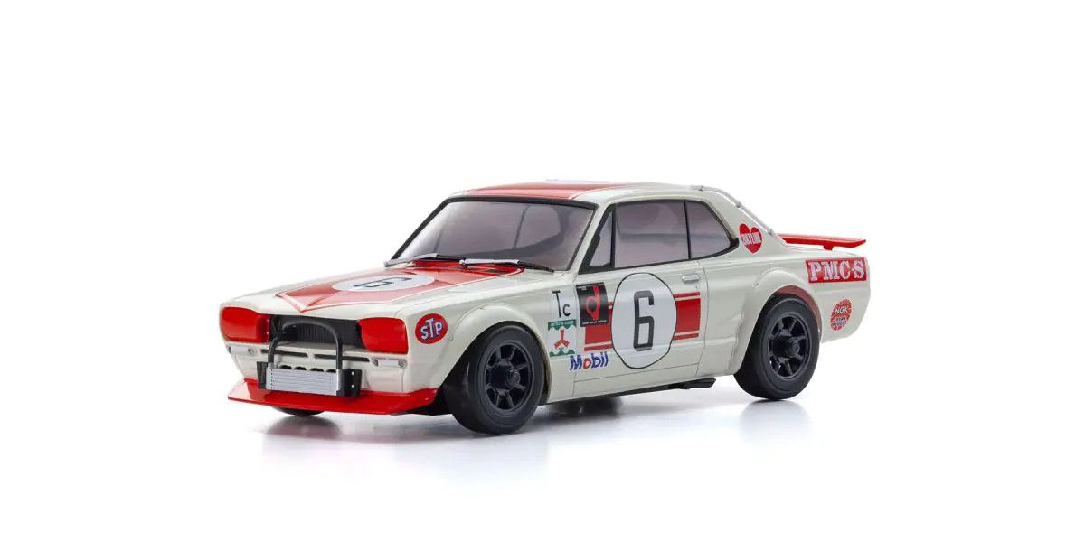 MZP472R ASC MA-020 Nissan Skyline 2000GT-R (KPGC10) Racing 1972 No. 6 Red