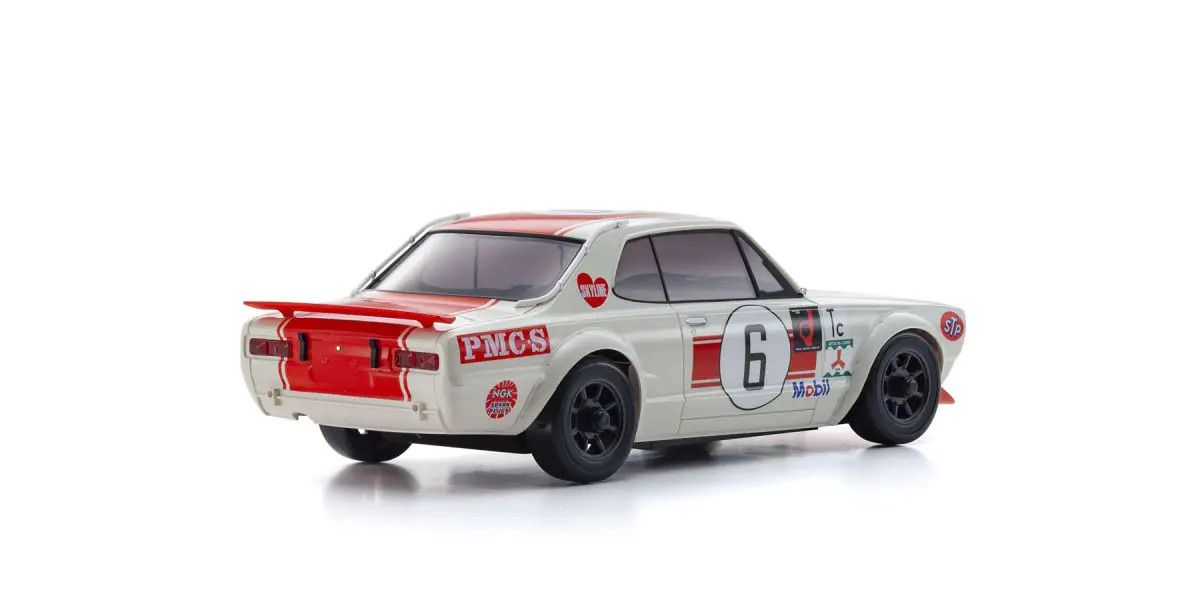 MZP472R ASC MA-020 Nissan Skyline 2000GT-R (KPGC10) Racing 1972 No. 6 Red