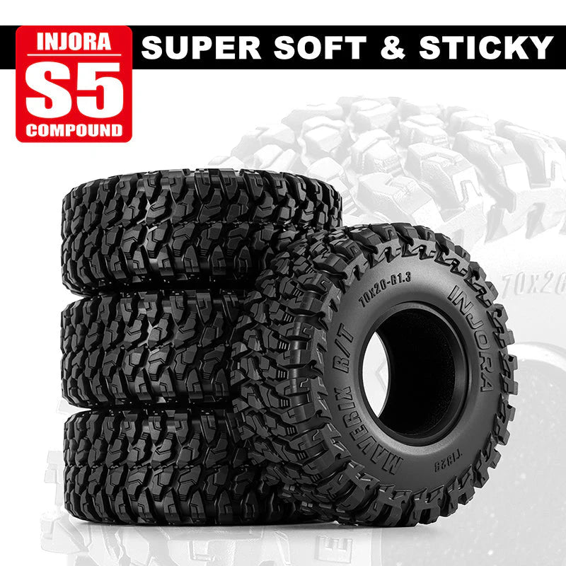 INJORA MAVERIX R/T 1.3 Tires (70*26mm) - YQT-1325