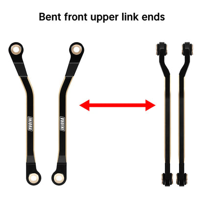 INJORA Brass High Clearance Links for 1/18 TRX4M High Trail K10 F150 - 4M-97BK