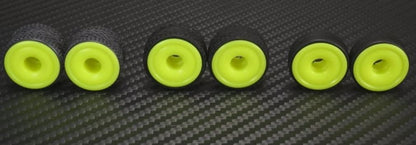 MR2089F05-19 PN Racing Mini Z 2WD Machine Cut Delrin Yellow Formula 8.5x19mm