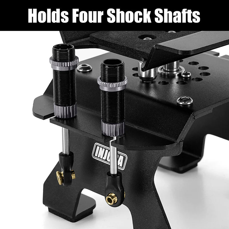 Tool-63 INJORA Aluminum RC Car Stand with Shock Holder for 1/24 1/18 RC Crawlers