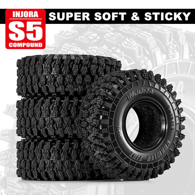 INJORA 70*26mm 1.3" Crawler Tires (T1311) - YQT- 1311