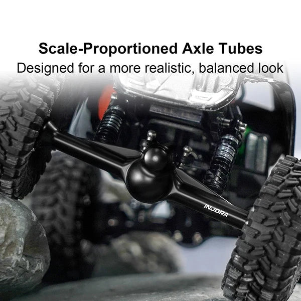 INJORA +4.5mm Planet Axles with Double Joint Shafts for 1/30 - SCX30-34BKFR