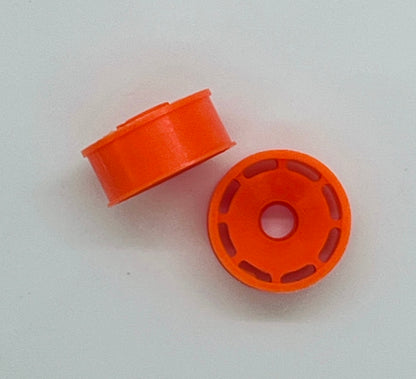 HRC Front Wheels (Gulf Orange) - +1mm offset (8.5mm)