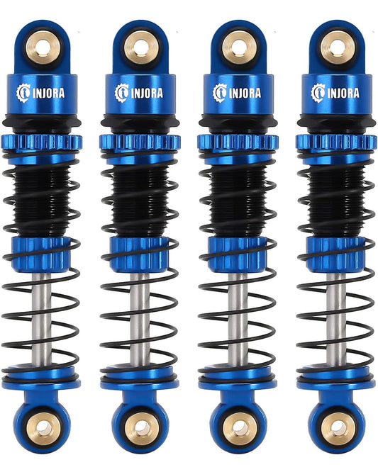 INJORA 39mm Oil Shocks for 1/24 SCX24 - Blue