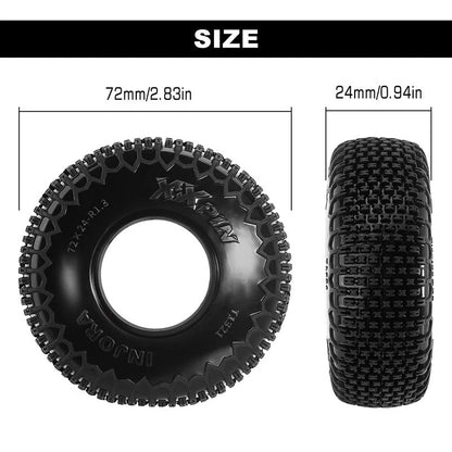 INJORA XHX Pin 1.3" Tires (72x24) - YQT-1321