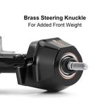 INJORA Stock Width Axles with Brass Steering Knuckles for 1/30 SCX30 - SCX30-32BKFR