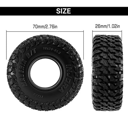 INJORA MAVERIX R/T 1.3 Tires (70*26mm) - YQT-1325
