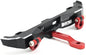 Houston RC SCX30 Aluminum Bumper (Rear) for Axial Jeep & Bronco Chassis (Black) w/(Red) Hooks - DTSCX3075